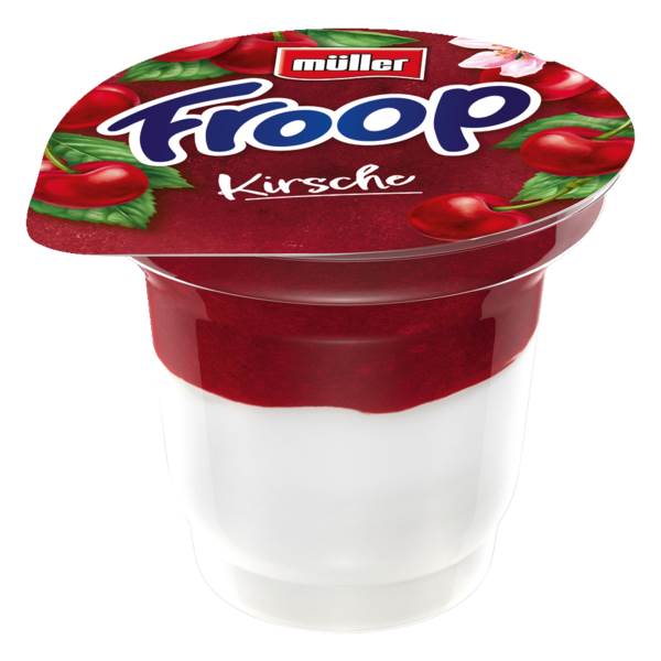 Müller Froop Joghurt Kirsche 1,5%, 0,1 KG/BE