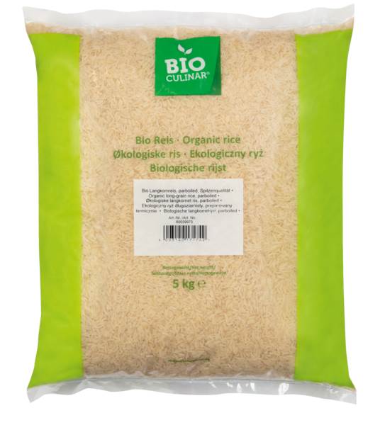 Bio Culinar BIC org. Lo.Grain rice parboil.5kg 5 KG/BG