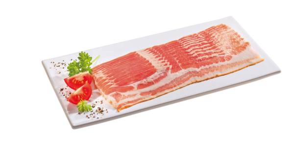 Danish Crown Professional Bacon Layout in Scheiben - auf Backpapier, ca. 112 Scheiben/Pk, 2,5 KG/PK