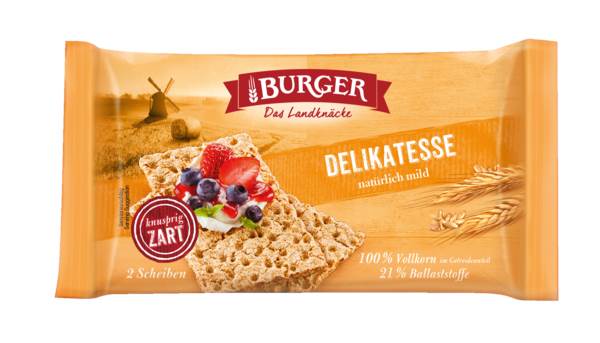 Burger Burger Knäckebrot Delikatesse, 56 PO/KT