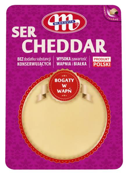 Mlekovita Mlekovita cheddar cheese slic.300g 0.3 KG/PK