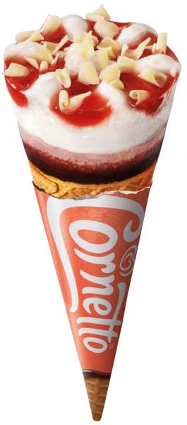 TK Langnese Impulseis Cornetto Erdbeer, (62033) 125 ML/ST