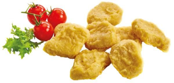 TK Base Culinar Chicken Nuggets, im Backteig, gewürzt, vorgegart, 2,5 KG/BT
