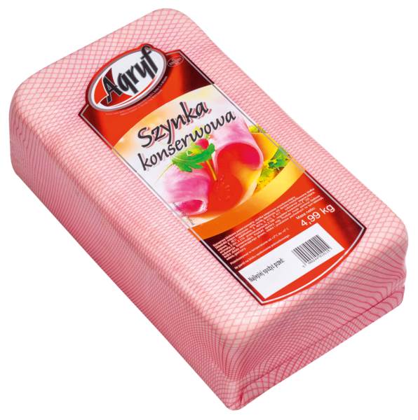 Agryf Szynka konserwowa, wieprzowa, pasteryzowana, ok. 5kg, 1 KG