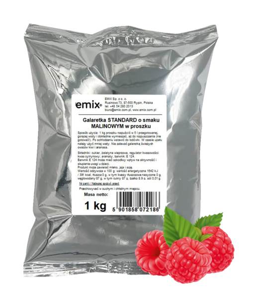 Emix Galaretka malinowa, 1 KG/PA