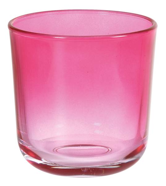 Duni Switch & Shine Kerzenhalter "Ouri", Glas, fuchsia, 81x72,5mm, (206446) 1 ST