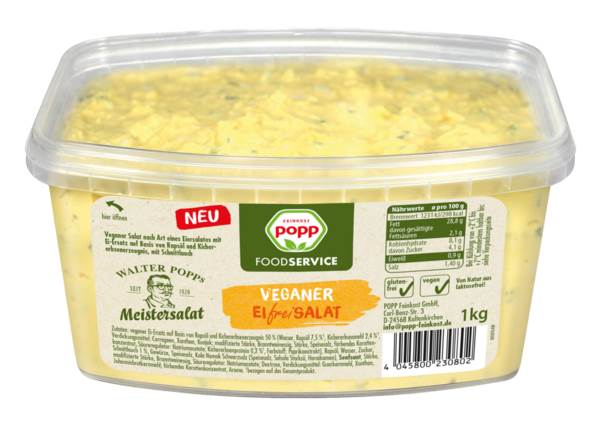 Popp Popp vegan Egg-free-salad      1kg 1 KG/CP