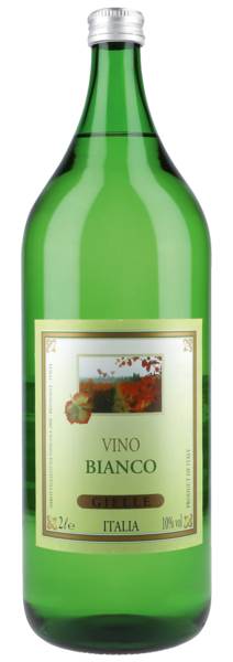 Bianco Gielle, wino do gotowania, białe, wytrawne, szczep: mieszanka szczepów 2 L/BU