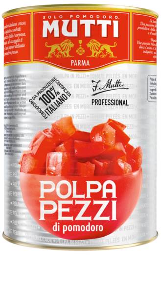 MUTTI Mutti Pezzi Pulp            4,05kg 4.05 KG/TN