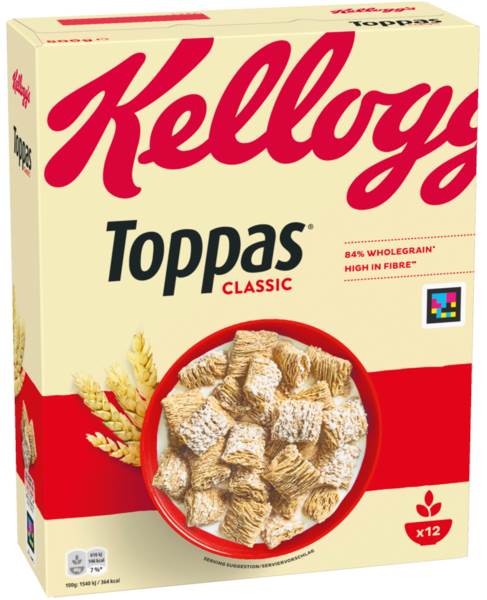 Kelloggs Toppas, 0,5 KG/PK