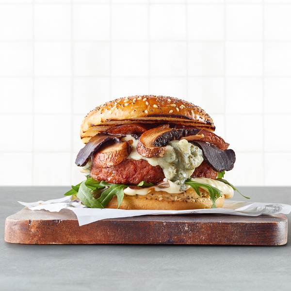 DV The Vegetarian Butcher no beef veganistische hamburger ca. 80g per stuk (80553) 30 ST/DS