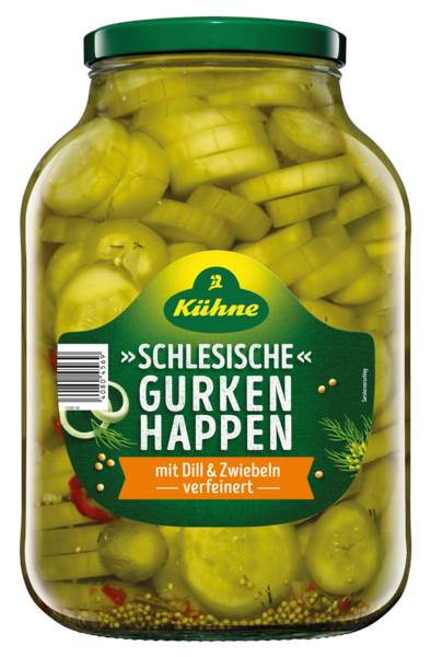 Kühne Schlesische Gurkenhappen, ATG: 1320g, 2650 ML/GL