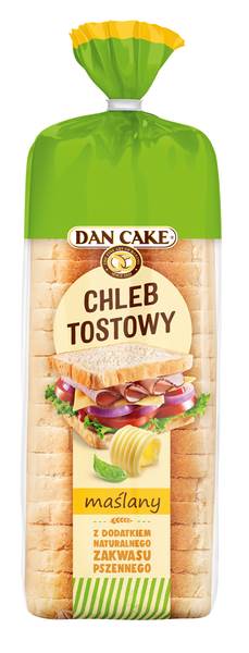 Dan Cake Chleb tostowy maślany, 500 GR/PA