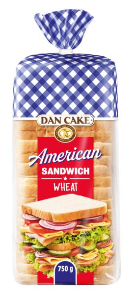 Dan Cake Chleb tostowy, sandwich pszenny, 750 GR/PA