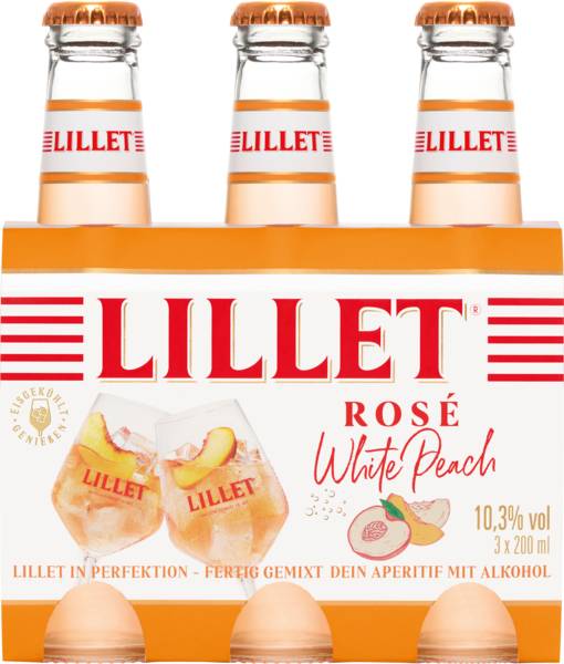 Lillet Lillet White Peach RTD 3er 0,2l 0.2 L/BT