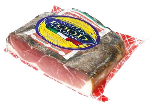 SALUMIFICIO LANZARINI GIOVANNI Speck 1/2 trancio S/V Lanzarini, udziec wieprzowy, wędzony, dojrzewający, ok. 2,5 KG/PR