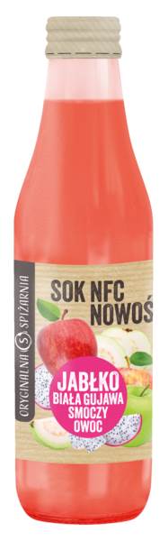 Oryginalna Spiżarnia Sok jabłko-biała gujawa-smoczy owoc 250 ML/BU