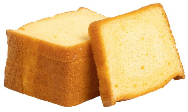 DV Van der Spoel roomboter cake naturel, gesneden, 800g 1 ST