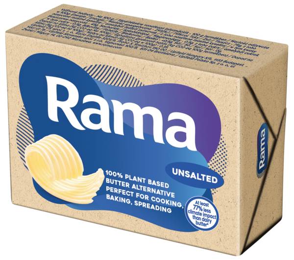 Rama Unsalted, roślinny zamiennik masła,, 250 GR/ST