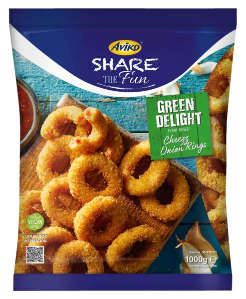Mr Aviko Krążki cebulowe o smaku sera, 1 KG/PA