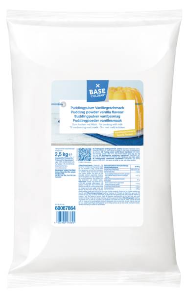 Base Culinar Puddingpulver Vanillegeschmack zum Kochen, 2,5 KG/PK
