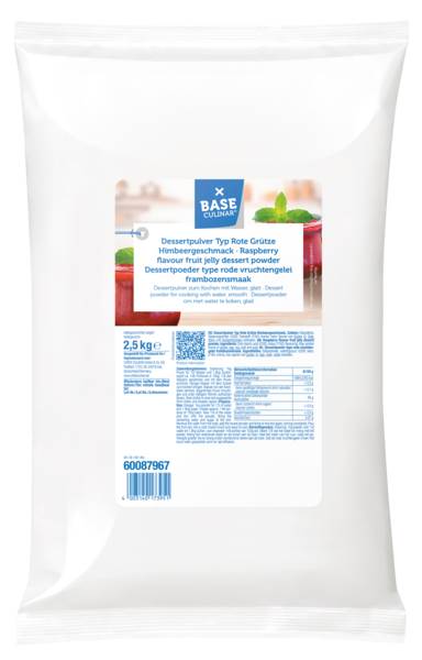 Base Culinar Rote Grütze Himbeergeschmack, 2,5 KG/BT