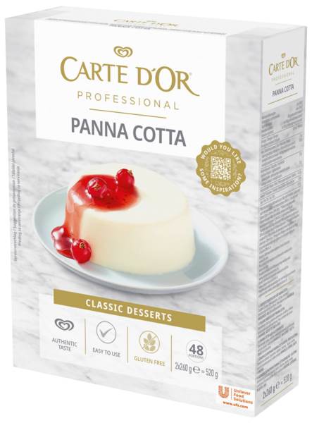 Carte d'Or Panna Cotta, (27805) 0,52 KG/FS