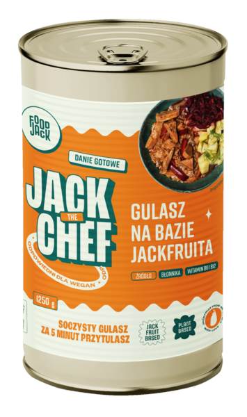 Jack the Chef Gulasz, na bazie jackfruita, 1250 GR/PS