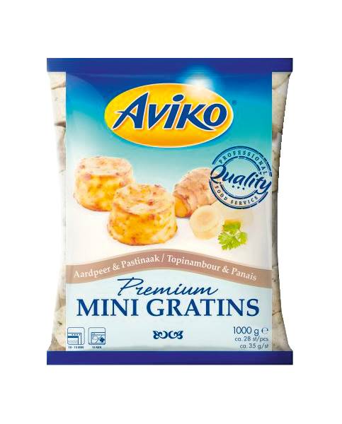 Mr Aviko Mini gratiny z pasternakiem i topinamburem, 1 KG/PA