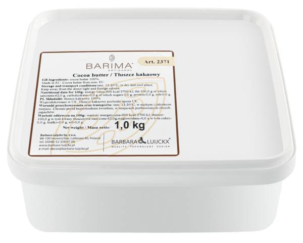 Barima Masło kakaowe, 1 KG/WD
