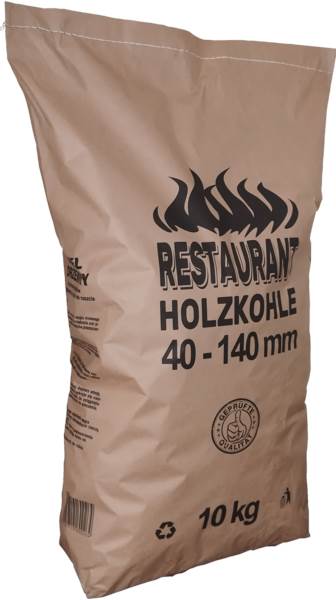 Węgiel drzewny gastronomiczny, 40-140 mm, 10 KG/TB