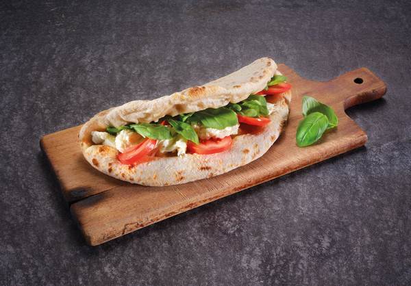 TK GIA Borsalino natur, 105g, vorgebacken,vegan, 30 ST/KT Pizzateigtasche ungefüllt, Weizenkleingebäck