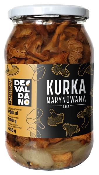 Devaldano Kurka marynowana, cała, 800 GR/SŁ