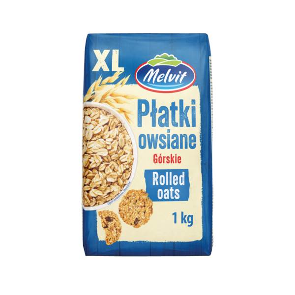 Melvit Melvit Whole Rolled oats       1kg 1 KG/PK