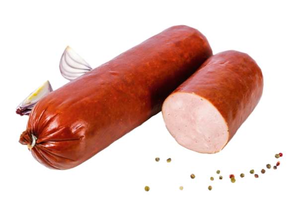 Szuster Kiełbasa żywiecka, wieprzowa, wędzona, parzona, grubo rozdrobniona, ok. 1 KG/PR  , w osłonce niejadalnej,