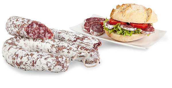 Bell Salami Auvergne, wieprzowe, surowe, dojrzewające, drobno rozdrobniona, ok. 2,5 KG/PR