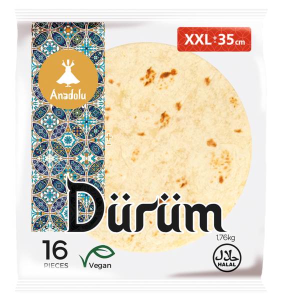Dijo Tortilla pszenna 35 cm, durum, 16 ST/PA