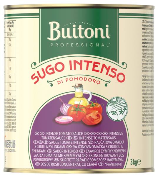 Buitoni Professional Sugo Di Pomodoro Intenso, Fertige Tomatensauce, (12605986) 3 KG/DS