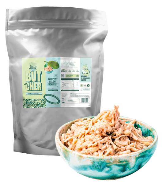 Jack the Butcher Naked Szarpany, szarpany zielony jackfruit, 2,5 KG/WO