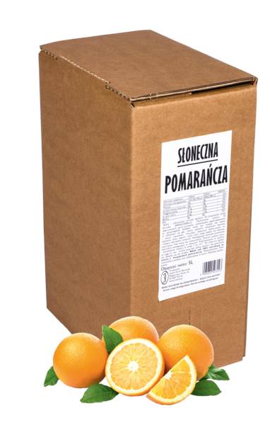 SADVIT Sok pomarańczowy, tłoczony, naturalnie mętny 5 L/BX