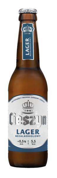 Cieszyn Piwo Lager bezalkoholowy 330 ML/BU