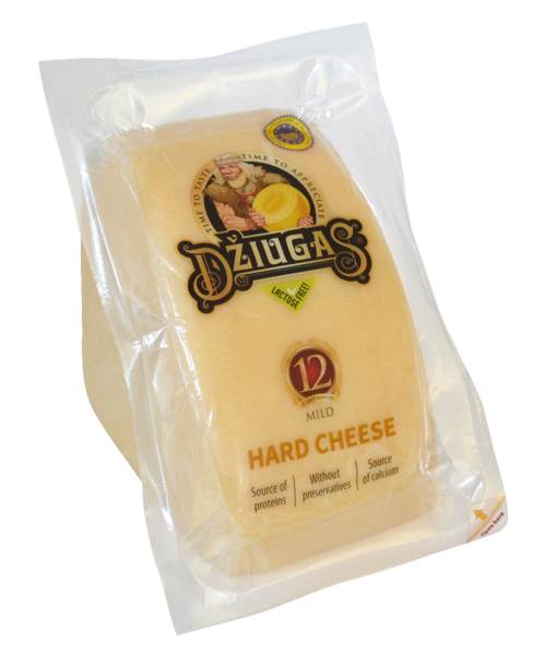 Dziugas Mild, ser twardy dojrzewający 12 miesięcy, 40% tłuszczu, ćwiartka, 1 KG/ST , waga niestandaryzowana
