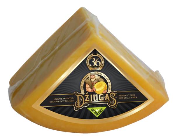 Dziugas Gourmet, ser twardy dojrzewający 36 miesięcy, 40% tłuszczu, ćwiartka, 1 KG/ST , waga niestandaryzowana
