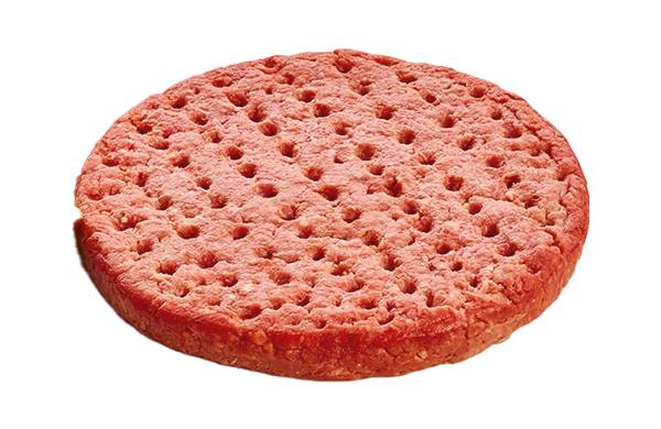 TK Base Culinar Hamburger Rind roh, ca. 125 g, 5,25 KG/KT runder Burgerpatty aus Rindfleisch