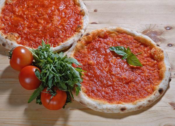 TK GIA Pizza Pomodoro 29 cm, ca. 320 g, 22 ST / 1 KT Ø ca. 29 cm, vegan