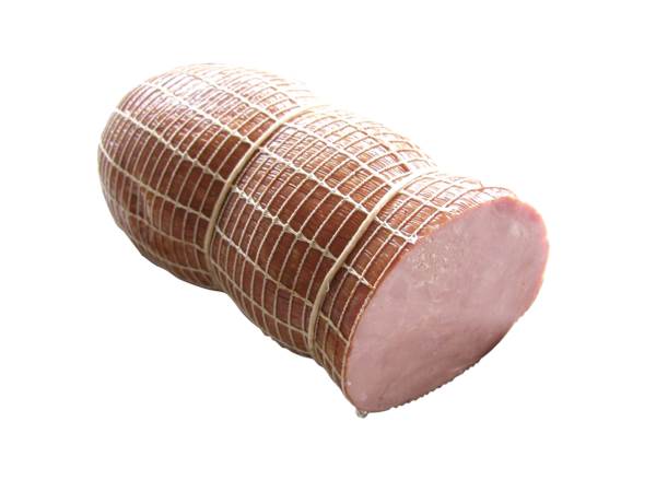 Mróz Szynka gotowana, wieprzowa, wędzona, parzona, plastry, ok. 0,5 KG/PR  , w osłonce i siatce niejadalnej,