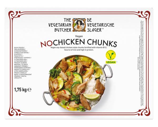 DV The Vegetarian Butcher NoChicken kipstuckjes 1,75 KG/DS