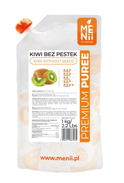 Menii Premium Puree Kiwi 1 KG/ST