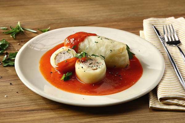 TK Conviplus Kohlroulade, ca. 210/100 g, 30 ST/KT mit Schweinefleischfüllung, gegart