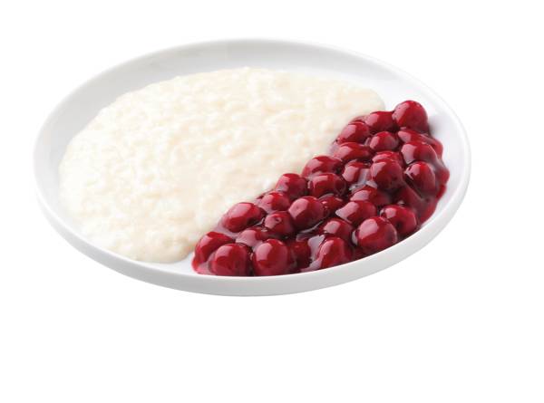 Milchreis mit Kirschragout